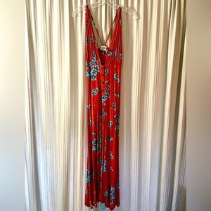 Free People Floral Maxi Dress